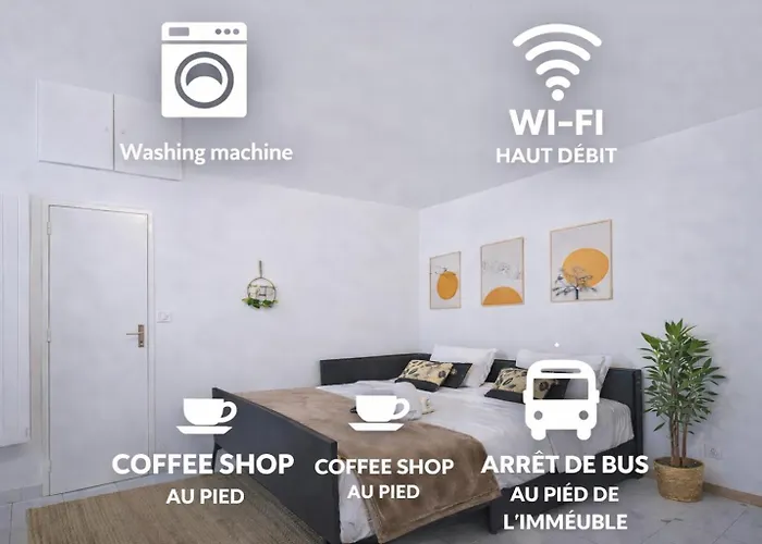 Cozy In , Free Wifi ,coffe Shops Downstairs Apartamento *
